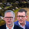 The PM, the premier and a billionaire’s private helicopter: What Albanese did at the weekend