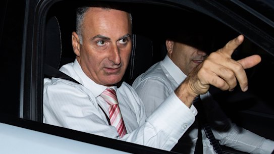 Drummoyne MP John Sidoti leaving ICAC this week.