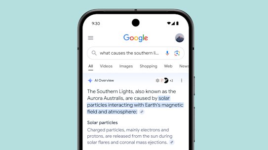 Google’s AI Overviews will appear on top of other results, if the system determines it will be useful.