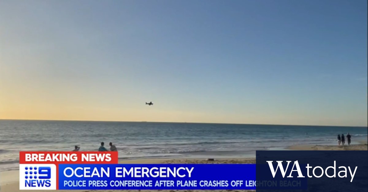 Mother and son survive a spectacular plane crash off Leighton Beach - Vimarsana News