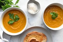 Classic pumpkin soup.