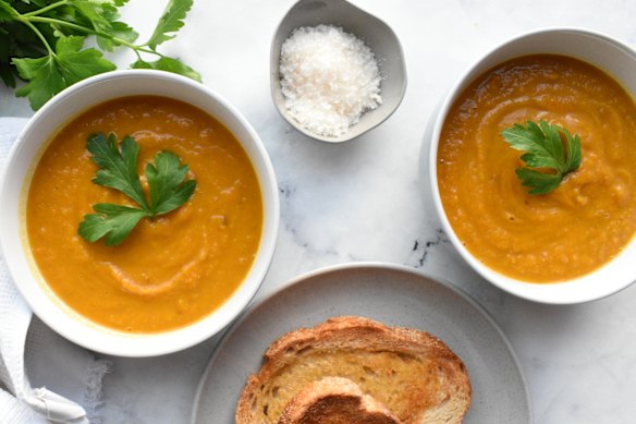 Classic pumpkin soup.