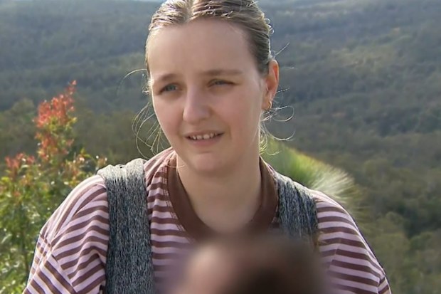 Faith Isaacs joined a group of family and friends scouring bushland, with her sister’s four-month-old son strapped to her chest.