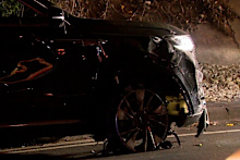 Three people were arrested in Brisbane’s inner-west, after a black Haval came to a stop with its tyres shredded.