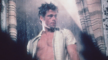 Brad Pitt as Tyler Durden in Fight Club.