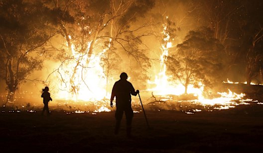 Now is the time  to act ... firefighters northwest of Braidwood this month.
