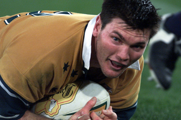 Daniel Herbert played in the 2002 Bledisloe Cup winning Wallabies side.