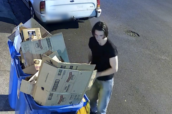 Police are looking to speak to this man about a string of eastern suburbs fires. 