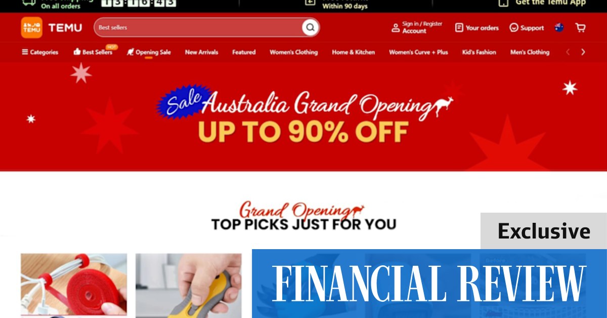 China's Temu takes off with Australian bargain shoppers - Vimarsana News