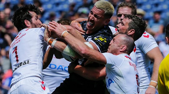 'More violent than I thought': England beat Kiwis in US league showcase