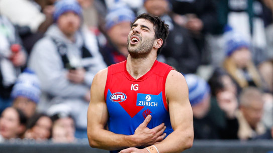 Christian Petracca did not play again this year after suffering serious internal injuries against Collingwood in the King’s Birthday match.
