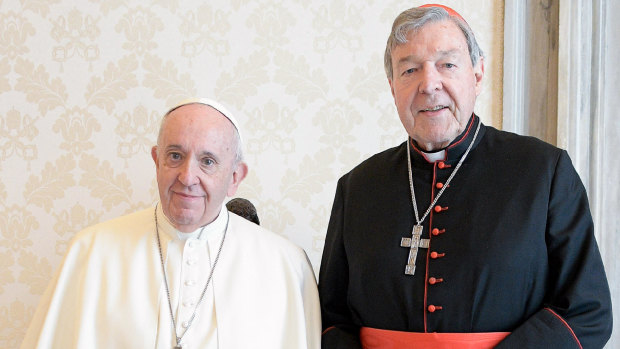 Pope Francis praises George Pell for persevering ‘even in the hour of trial’