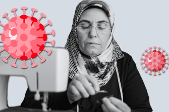 Sewing is one of the activities you can get stuck into.