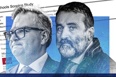 The schools boss, the 120 messages and a multimillion-dollar contract