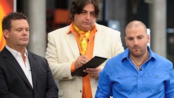 Mehigan, Preston and Calombaris in MasterChef's first season.