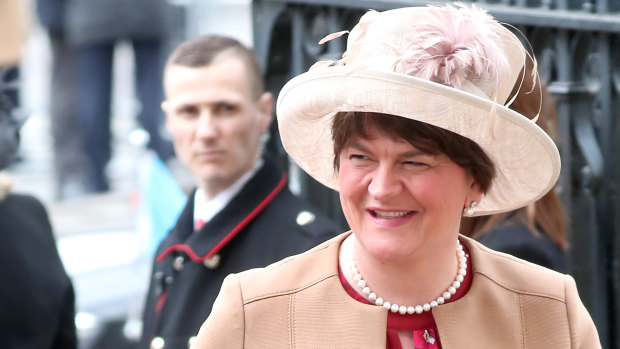 First Minister of Northern Ireland Arlene Foster attends the Commonwealth Day Service 2020 at Westminster Abbey on Monday.