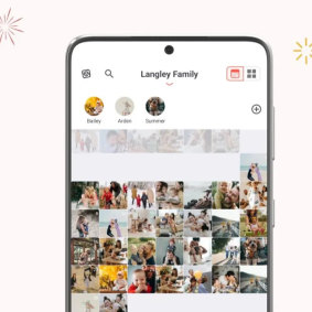 The Tinybeans app.