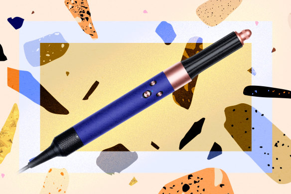  Dyson’s Airwrap multi-styler in the vinca blue & rosé colourway.