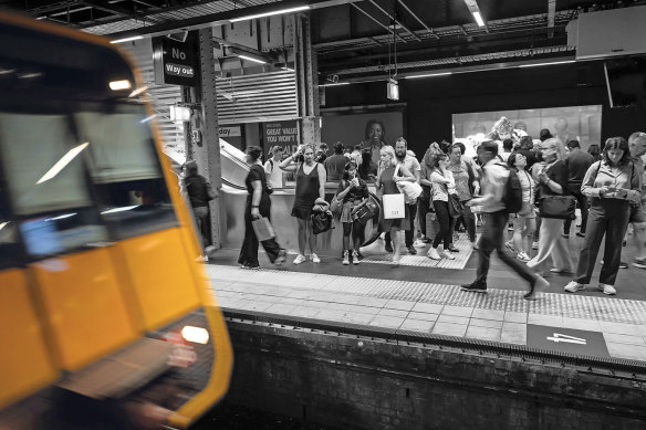 Commuters are breathing in dirty air at some of Sydney’s underground train and metro stations.