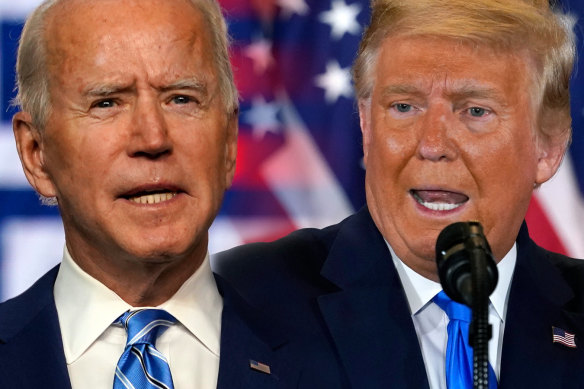 Rematch? Joe Biden and Donald Trump may face off again in 2024 when Biden’s 84 and Trump is 78. 