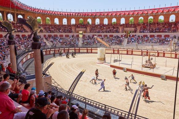 The Colosseum-like ampitheatre.