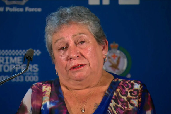 Loraine Bright pictured during a police appeal for information in 2020.