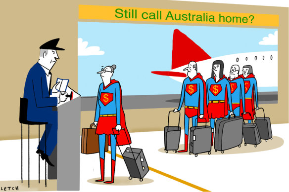 Just because you’ve left Australia doesn’t mean your super gets to come with you.