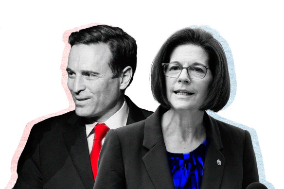 Adam Laxalt and Catherine Cortez Masto