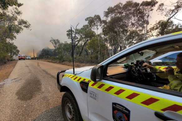 Fires raged across WA on Thursday.