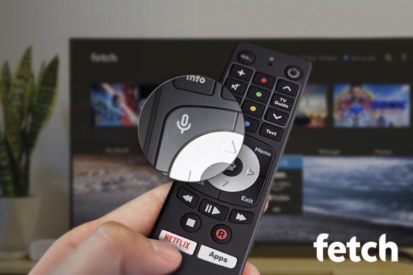 Fetch TV is the latest set-top box to work with a voice-enabled remote.