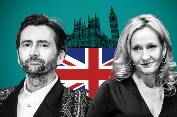 David Tennant and J.K. Rowling have make interventions in the UK election.