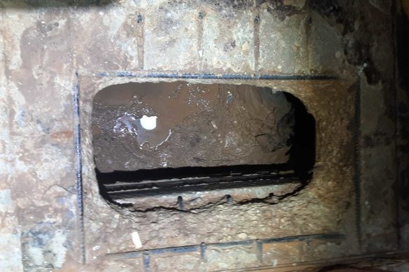 Six prisoners escaped through this hole in the floor of a jail cell at Gilboa prison, just north of the West Bank.