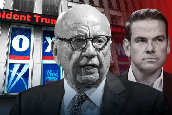 Rupert and Lachlan Murdoch.  Would Fox News have finally got its comeuppance if the trial had gone ahead?