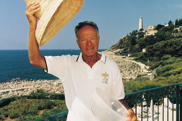 Pierre Gruneberg, the Grand-Hôtel du Cap-Ferrat’s legendary swimming instructor. 
