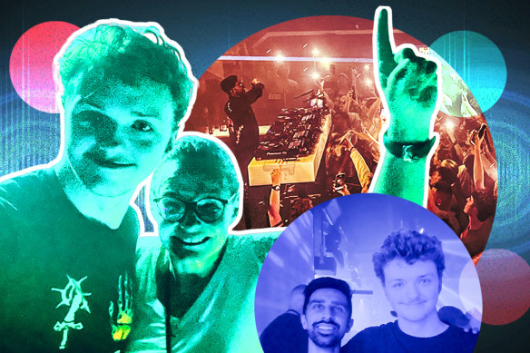 Oh, what a night: Lisa Drought’s big night seeing YouTuber and DJ Vikkstar with her son.