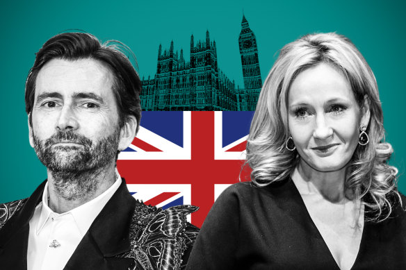 David Tennant and JK Rowling have made interventions in the UK election.