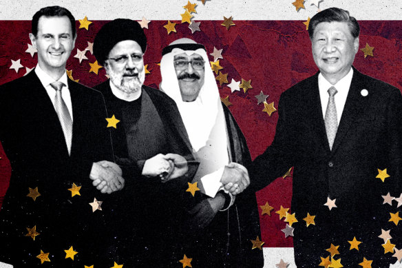 China’s President Xi Jinping has met with the leaders of Syria, Iran and Kuwait in Beijing this year. 