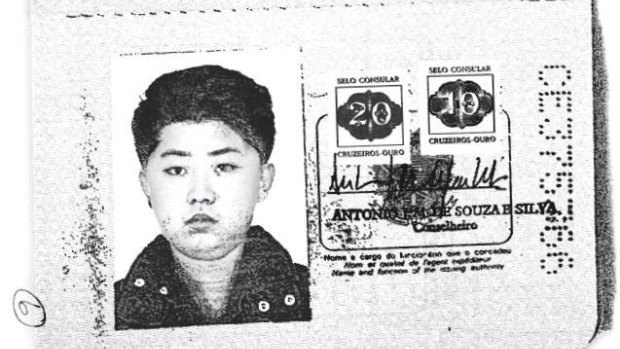 A scan of an authentic Brazilian passport issued to North Korea's leader Kim Jong-un in 1996. 
