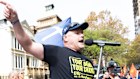 ETU NSW secretary Allen Hicks at a May Day rally this year.