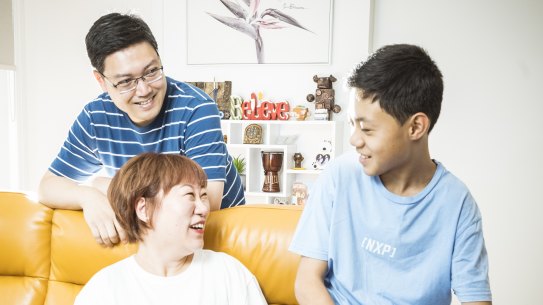 Betty Bai and her son Samuel and husband Yang Huang will be travelling to China for Lunar New Year.