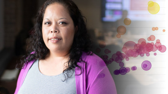 composite - Nicole Byrne is a home care worker in Sydney’s south-west.
