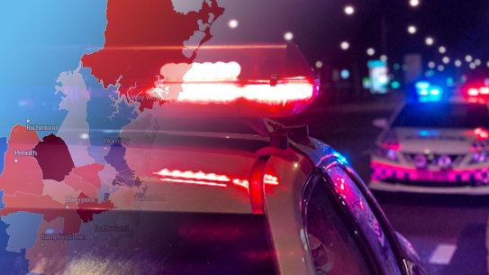 Queensland Police Service car generic. Credit: QPS composite with car theft map