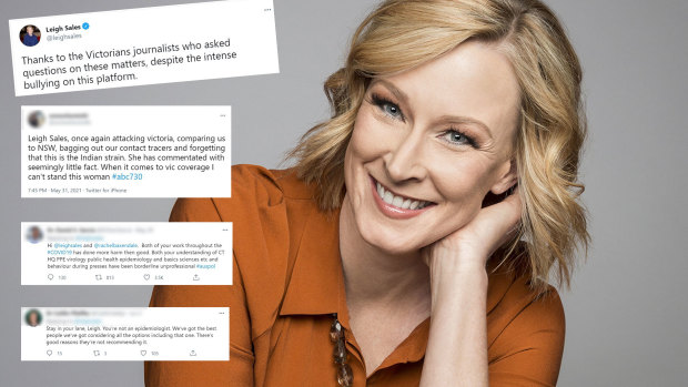 Leigh Sales versus the trolls: How the 7.30 host handles the COVID hot seat
