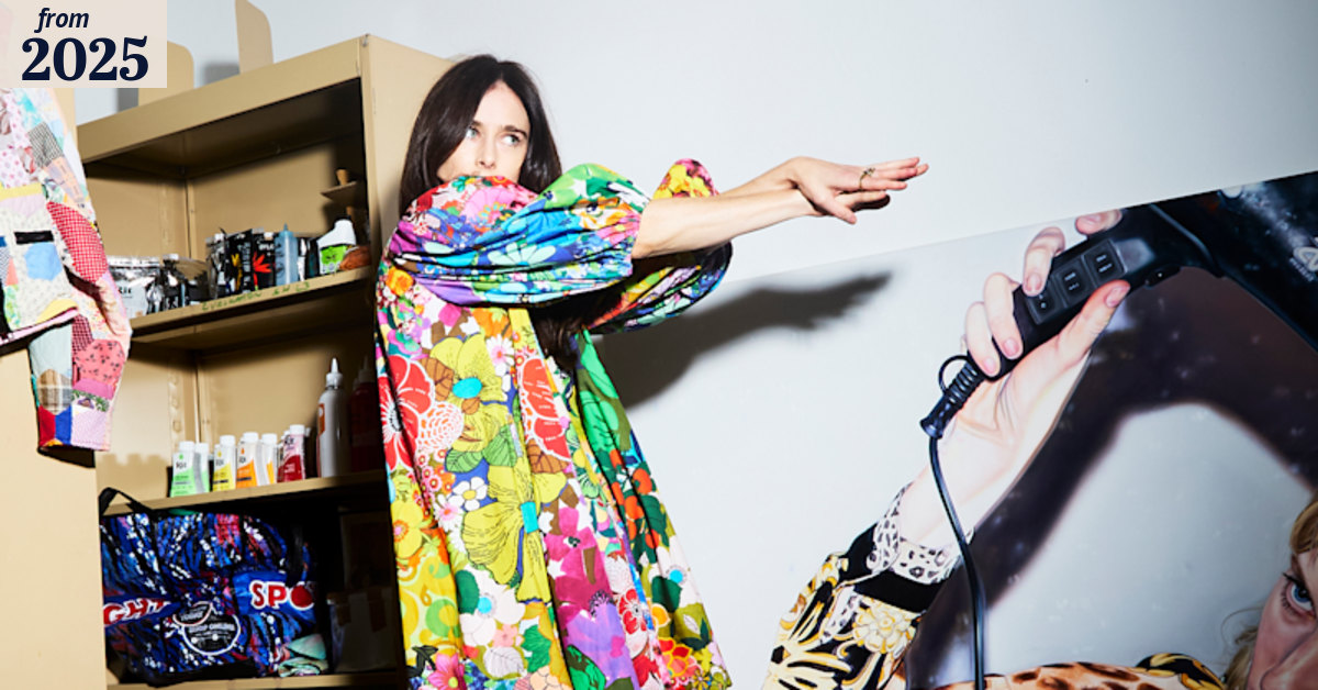 Why this designer’s unconventional air travel outfit makes sense