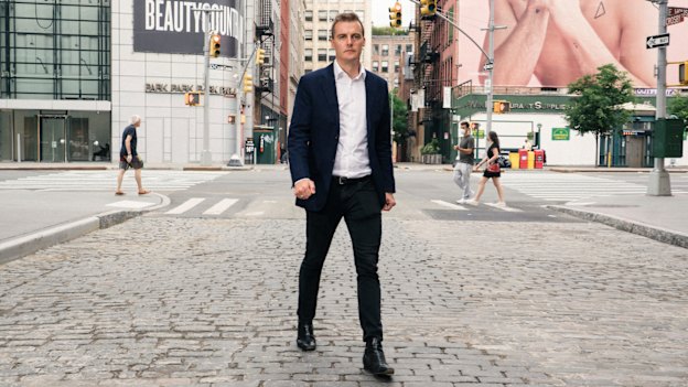 Hugh Evans of Global Citizen, whose recent One World: Together at Home concert raised $184 million. “It was pure chance that I was born where I was born,” he says of his upbringing in prosperous Australia.