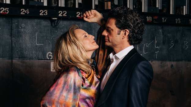 “It’s not often that you see someone where you go – ‘Who’s that?!’ ”, says Winspear of first meeting Dusseldorp in 2003.