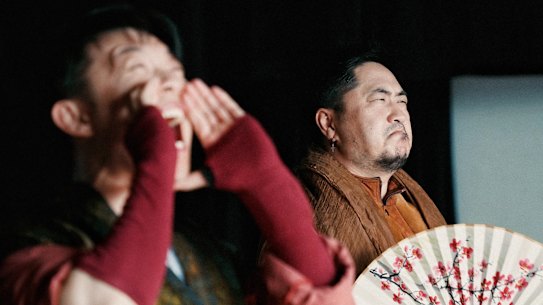 Eighteen Lives in rehearsal