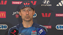 Laurie Daley speaks to media on Tuesday morning.