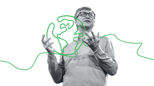 Bill Gates: “I hope I’m able to keep going in my present role 
into my 70s and 80s, still learning new things.”
