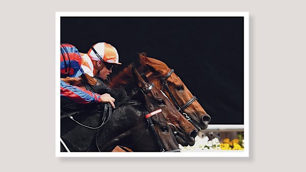 Jockey Craig Williams (right) rides Vow and Declare to victory at the 2019 Melbourne Cup.